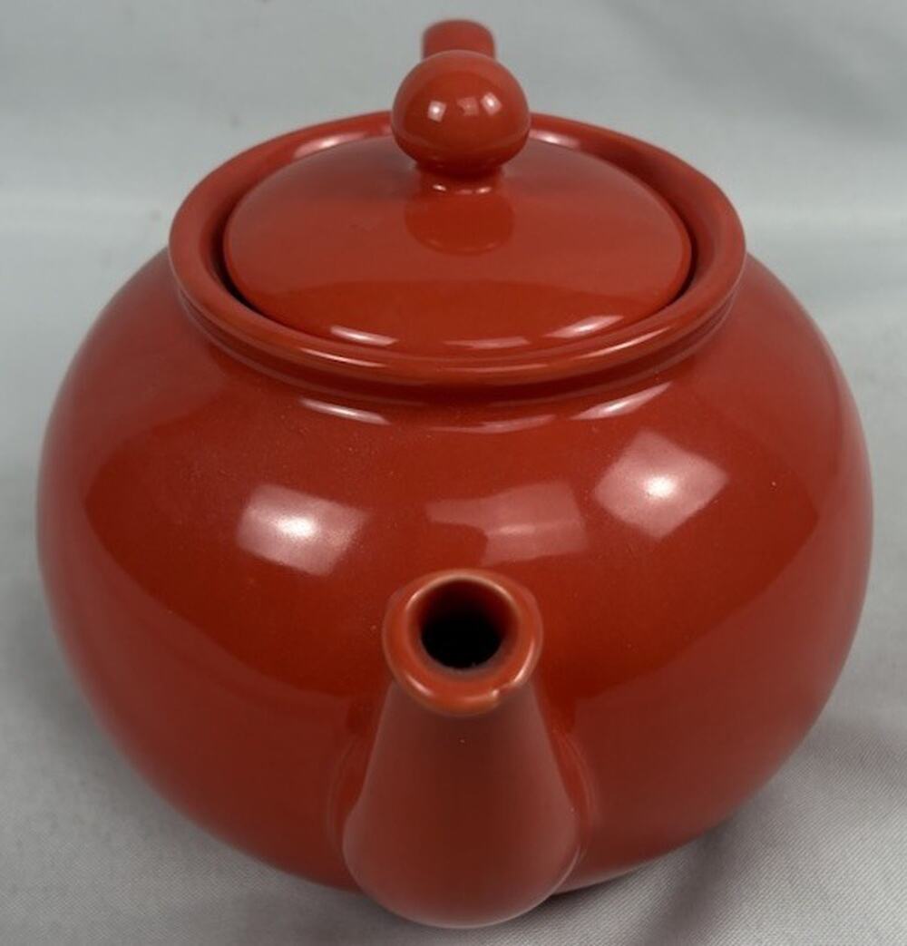 English Tea Store Brand Ceramic Teapot Red